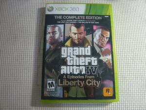 海外版XBOX3602枚組《Grand Theft Auto IV And Episodes From Liberty City》中古