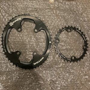 ローター ROTOR Q-RINGS チェーンリング 50-34T 楕円 PCD110 シマノ