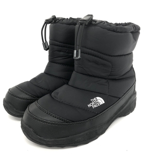 良好◆THE NORTH FACE ザノースフェイス ブーツ UK2.0◆ ブラック キッズ 子供靴 シューズ boots キッズ ヌプシブーティ