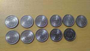 沖縄　OKINAWA EXPO75　昭和50年 記念硬貨100円×11枚　状態は悪くない　ネコポス匿名配送