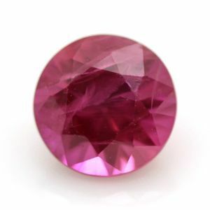 モザンビーク産 天然ルビー 0.69ct ラウンドカット ルース