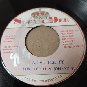 Thriller U & Johnny P - Night Pretty // Super Dee 7inch / Dancehall Classic / AA0341 