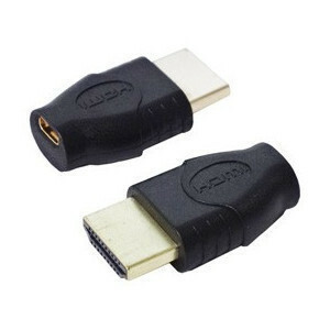 送料無料 変換名人 micro HDMI変換アダプタ micro HDMI メス - HDMI オス HDMIA-MCBG/4571284884625