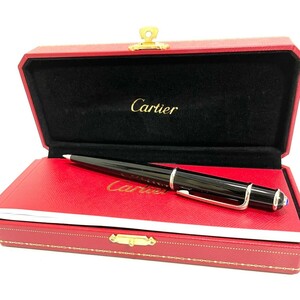 １円スタート 未使用保管品　Cartier カルティエ ボールペン ディアボロ ドゥ ツイスト式 筆記用具　箱付き