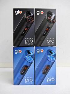 103Z105★【未開封品】glo HYPER Pro 4点セット ラピス・ブルー/オブシディアン・ブラック 電子タバコ