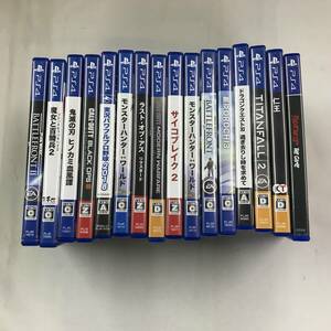 gy114 送料無料！PS4 ソフト まとめ 16本セット モンハンワールド スターウォーズ サイコブレイク2 仁王 魔女と百騎兵2 等