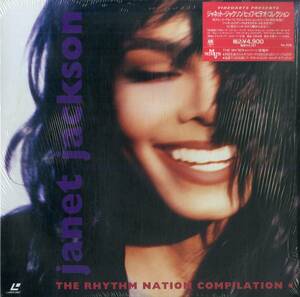 B00176679/LD/ジャネット・ジャクソン(JANET JACKSON)「ヒップ・ビデオ・コレクション The Rhythm Nation Compilation (1990年・VALA-352