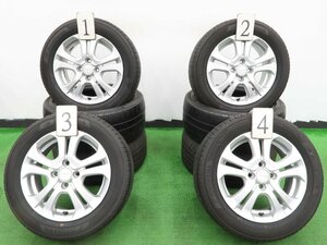 4本 ホンダ 純正 モデューロ 15インチ 5.5J +50 4H 100 ラジアル ヨコハマ ブルーアース 2023年 185/60R15 フィット ハイブリッド GR GK GP