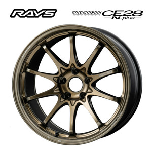 送料無料 レイズ VOLK RACING CE28N-plus 7.5J-18 +43 5H-112 (18インチ) 5H112 7.5J+43【4本セット 新品】