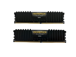 CORSAIR DDR4 デスクトップPC用メモリ 16GB 8GB×2 PCパーツ ジャンク N8744624