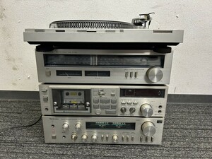 A3　Technics　テクニクス　SU-V44　RS-M250　ST-S22　SL-D3　ステレオアンプ　レコードプレーヤー　カセットデッキ　等　オーディオ機器