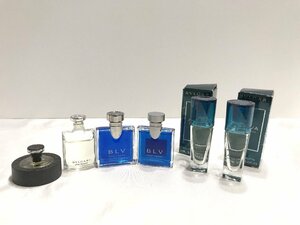 ■【YS-1】 BVLGARI ブルガリ ミニ香水 6点セット まとめ ■ ブラック EDT アクア プールオム EDT 5ml 他 【同梱可能商品】■D