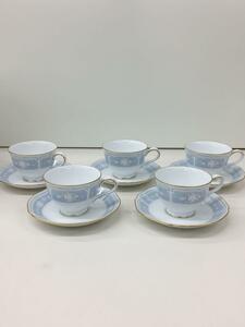 Noritake◆カップ&ソーサー/10点セット/WHT