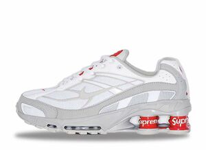Supreme Nike Shox Ride 2 "White/Grey Fog-Flat Platinum" 27cm DN1615-100
