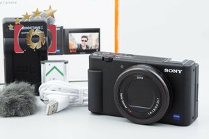 １円出品 SONY ソニー VLOGCAM ZV-1 ブラック デジタルカメラ 元箱付き【オークション開催中】