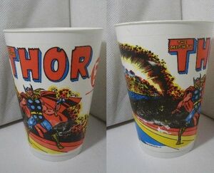 ビンテージ 7eleven マイティー・ソー THOR タンブラー 967