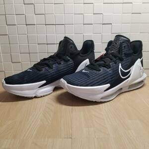 送料無料・新品未使用！！ナイキ NIKE バスケットボールシューズ / レブロン ウィットネス Ⅵ EP / 黒 ブラック 定価12100円 25.5ｃｍ