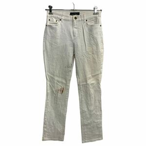 LRL LAUREN JEANS CO. デニムパンツ W30 レディース ホワイト 古着卸 アメリカ仕入 2312-786