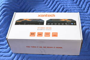 Xantech ザンテック HDMI2.0b 切り替え機 18Gbps HDR対応 4K 4x1 XT-SW41-4K18G　Coaxial 同軸デジタルケーブル対応 高音質