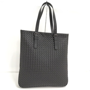 【中古】BOTTEGAVENETA ハンドバック イントレチャート レザー ブラック系 542069