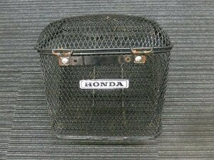 中古 純正部品 ホンダ HONDA 汎用フロントバスケット ふた付き 前かご バスケット カゴ 荷台 管理No.33879