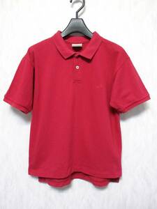 L.L.Bean エルエルビーン ポロシャツ 半袖 ロゴ レディース L 赤 yg949