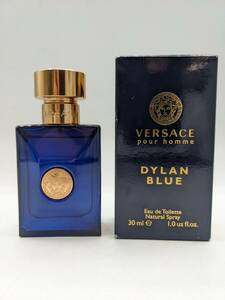 N35643 【美品】VERSACE DYLAN BLUE 30ml オードトワレ EDT 香水 ブランド ベルサーチ メンズ ファッション ディランブルー ヴェルサーチ