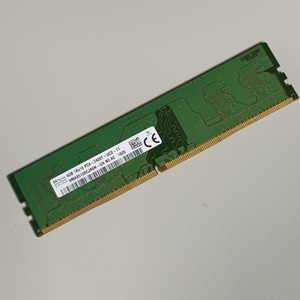 【中古】SK hynix 4GB 1枚 DDR4-2400 HMA851U6CJR6N-UH デスクトップPC用メモリ（non-ECC Unbuffered、1Rx16、PC4-19200）