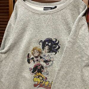 AFPU 1スタ グレー アニメ スウェット ふたりは プリキュア 平成 キャラ - 90s 00s ビンテージ アメリカ 古着 ベール 卸 仕入れ