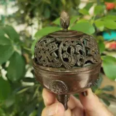 蓮の香炉です  茶道具　香道具  現代工芸品 美術品 置物