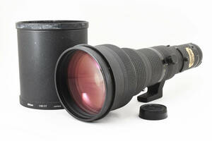 【迫力の500ｍｍレンズ 純正フード付き】　NIKON ニコン AI-S Nikkor ED 500mm F4 P カメラ 現状品 同梱可能 #9120