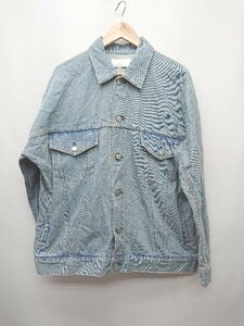 ◇ NEONSIGN ネオンサイン 長袖 DROP SLEEVE DENIM JACKET USED サイズ46 ライトブルー メンズ P