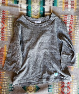 【キッズ】〈良品〉ORCIVAL　ロングTシャツ(七分袖)　color 杢グレー