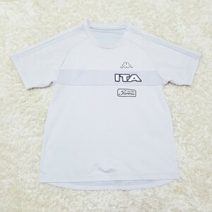 送料無料★Kappa カッパ トレーニングシャツ 半袖 スポーツウエア グレー メンズ S Y901