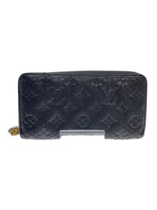 LOUIS VUITTON◆長財布/レザー/BLK/総柄/メンズ/N80686