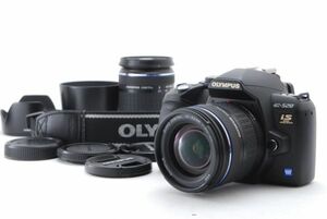 ■美品■ オリンパス OLYMPUS E-520 ダブルレンズキット ショット数709回 《 新品SDカード & iPhone転送セット付 》　D240324136-240320