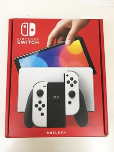 G-65-003 ☆未使用品☆Nintendo Switch ニンテンドー スイッチ 有機ELモデル ホワイト 本体 他店保証印あり　