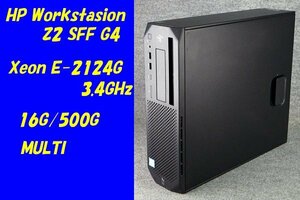 O●HP●Z2 SFF G4●Workstation●Xeon E-2124G(3.4GHz)/16G/500G/MULTI●1