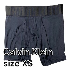 新品 Calvin Klein カルバンクライン　ボクサーパンツ　ロゴ　メンズ下着　XS ネイビー