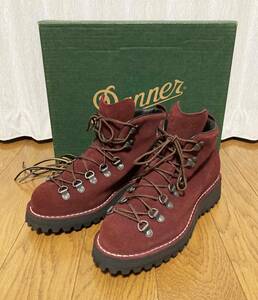 未使用☆USA製 [Danner] 定59,400 33521 MOUNTAIN LIGHT OILED BOB BG GORE-TEX マウンテンライト オイルドボブ スエードレザーブーツ 6.5