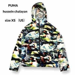 PUMA hussein chalayan ジップアップ ジャケット フード 総柄 プーマ フセインチャラヤン マルチカラー サイズ XS US