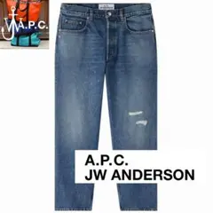 A.P.C. JW Anderson ウォッシュド デニム ストレート ジーンズ