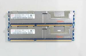 KN2960 【現状品】hynix 16GB 4Rx4 PC3L-8500R-7-10-F0 メモリ 2枚セット
