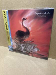 美盤CD帯付！デペッシュ モード Depeche Mode / Speak & Spell SONY SICP 30535 紙ジャケ 限定盤 Blu-Spec PAPER SLEEVE 2014 JAPAN NM