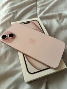 【美品】iPhone15plus 128GB ピンク