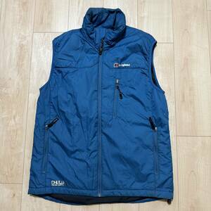 中古 Berghaus バーグハウス アウトドア ポリエステル ダウンベスト Mサイズ