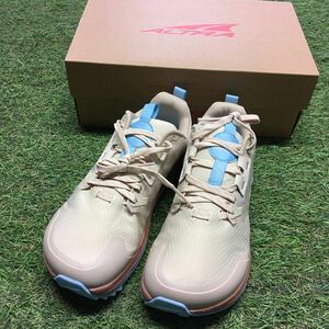 NA012 ALTRA アルトラ W LONE PEAK 7 US7 24.0cm トレイルランニングシューズ TAN アウトドア 未使用 展示品 靴