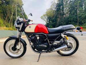 ヤマハSRV250S!8580KM! 中古車体！動画有！茨城県! 全国配送可！書類あり！(検 hornet250 BALIUS250 CB250RA GB350S VTR250)