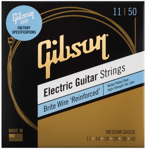 GIBSON SEG-BWR11 Brite Wire Reinforced Medium エレキギター弦 ギブソン