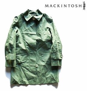 【春カラー】MACKINTOSH マッキントッシュ ゴム引きコート ピスタチオグリーン 34 スコットランド製